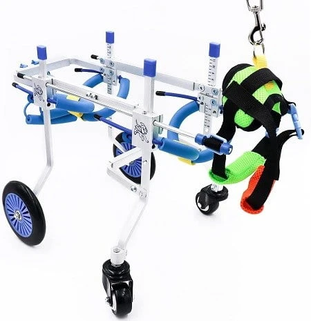  Surpcos Adjustable Dog Pet Wheelchair