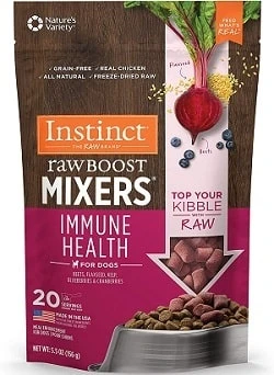 Instinct Freeze-Dried Raw Boost Mixers Grain-Free Recipe All-Natural Dog Food Toppers With Functional Ingredients