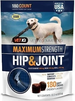 VetIQ Maximum Strength Hip And Joint Supplement For Dogs