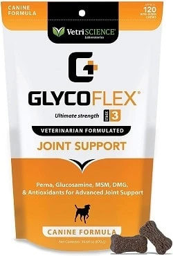 VetriSCIENCE Laboratories - Glycoflex 3 Hip & Joint Support For Dogs