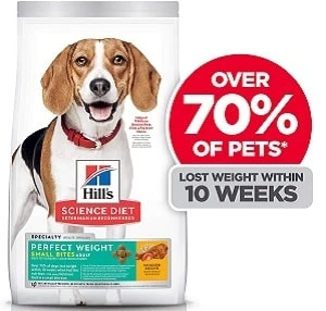 Hill's Science Diet Dry Dog Food, Adult, Small Bites, Perfect Weight For Weight Management