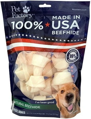 Pet Factory 78114 Beefhide Dog Bones