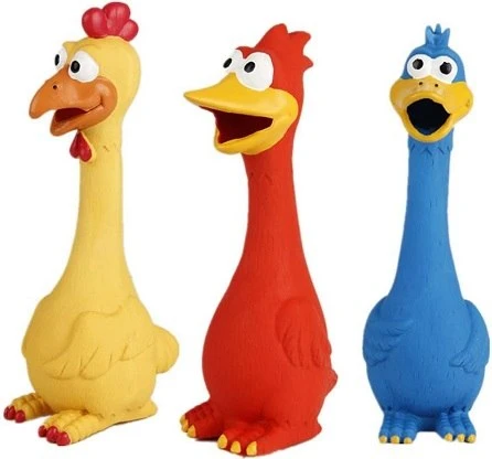 Tamu Style Rubber Chicken Squeaky Dog Toys