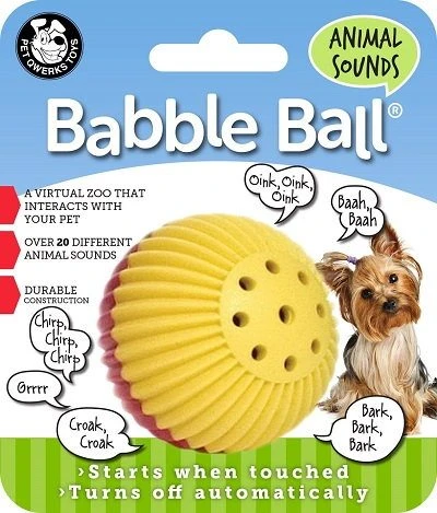 Pet Qwerks Animal Sound Babble Ball Interactive Toys