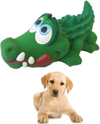 Lucas B Natural Dog Toys Crocodile Sensory Dog Toy